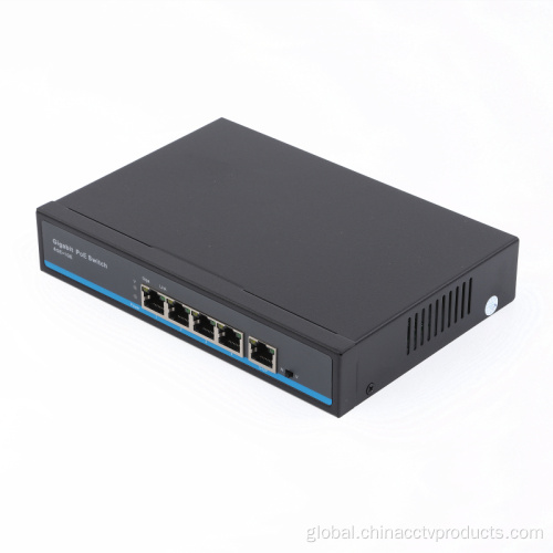 PoE Product 4 Ports Gigabit PoE Switch with AI Function Supplier